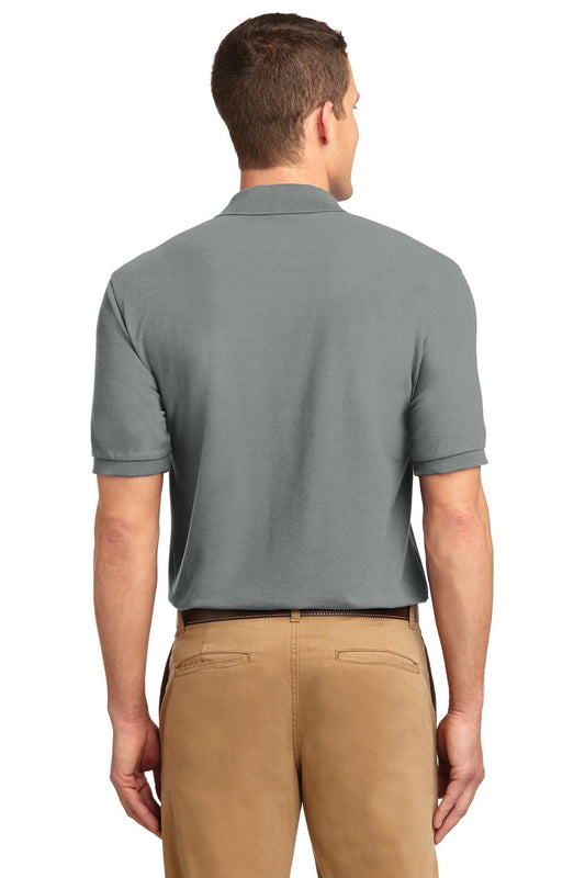 Port Authority Tall Silk Touch Polo. TLK500 Cool Grey Tall