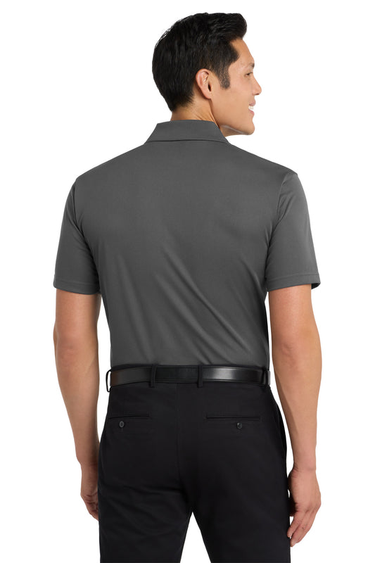 Port Authority Tall Tech Pique Polo. TLK527 Grey Smoke Tall