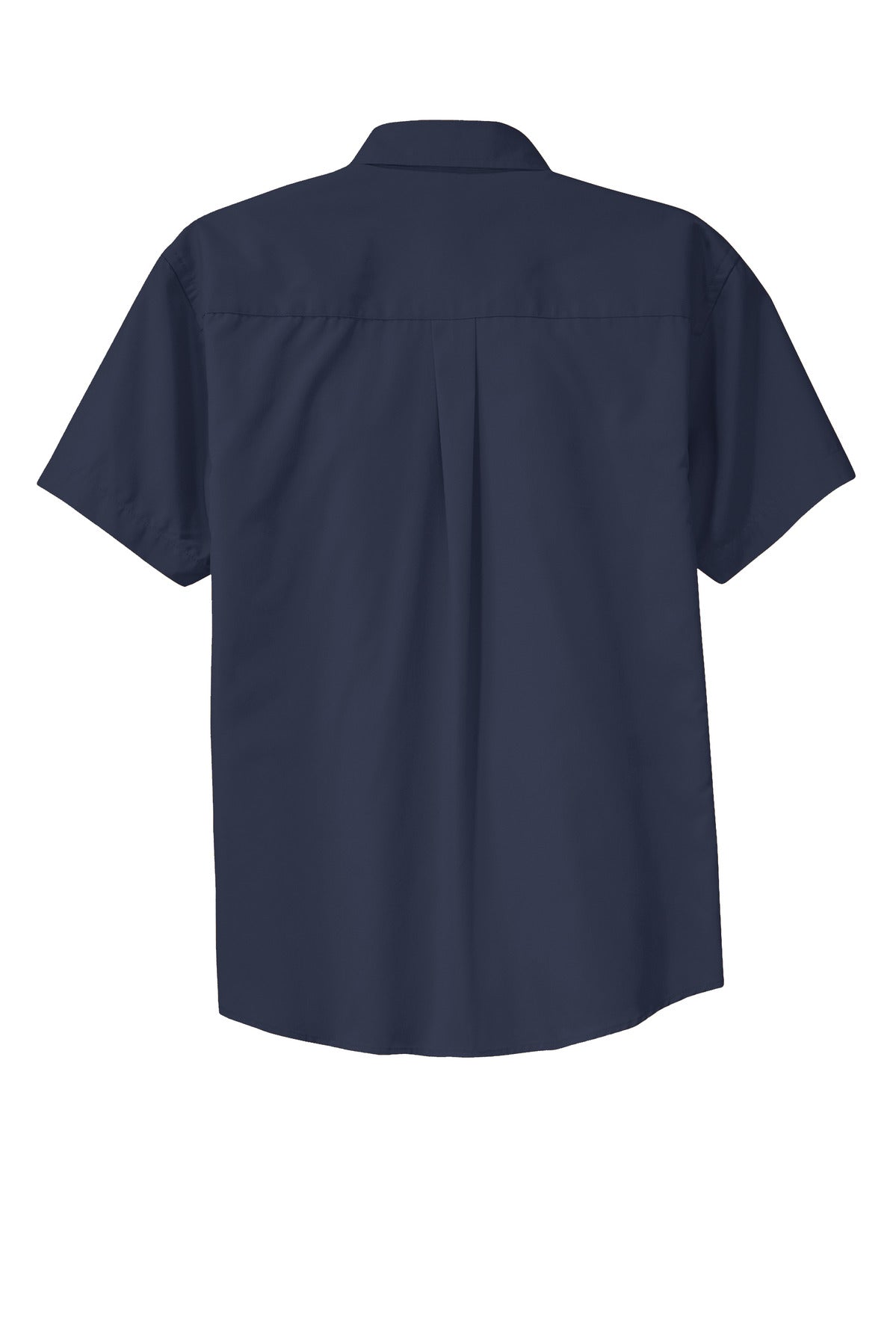 Port Authority Tall Short Sleeve Easy Care Shirt. TLS508 Navy/ Light Stone Tall