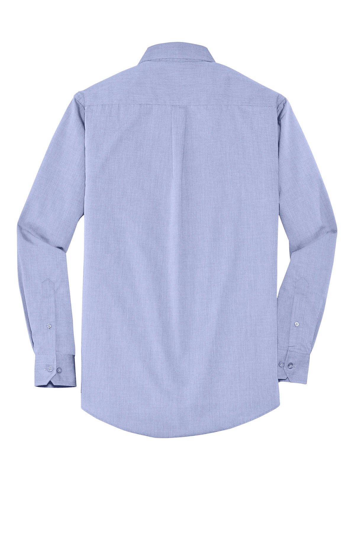 Port Authority Tall Crosshatch Easy Care Shirt. TLS640 Chambray Blue Tall