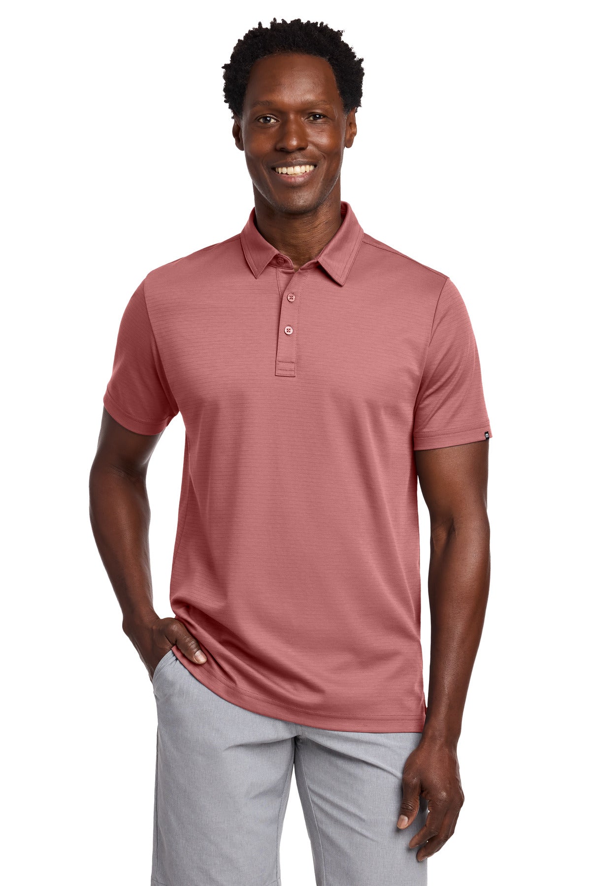 TravisMathew Bayfront Solid Polo TM1MY399 Roan Rouge