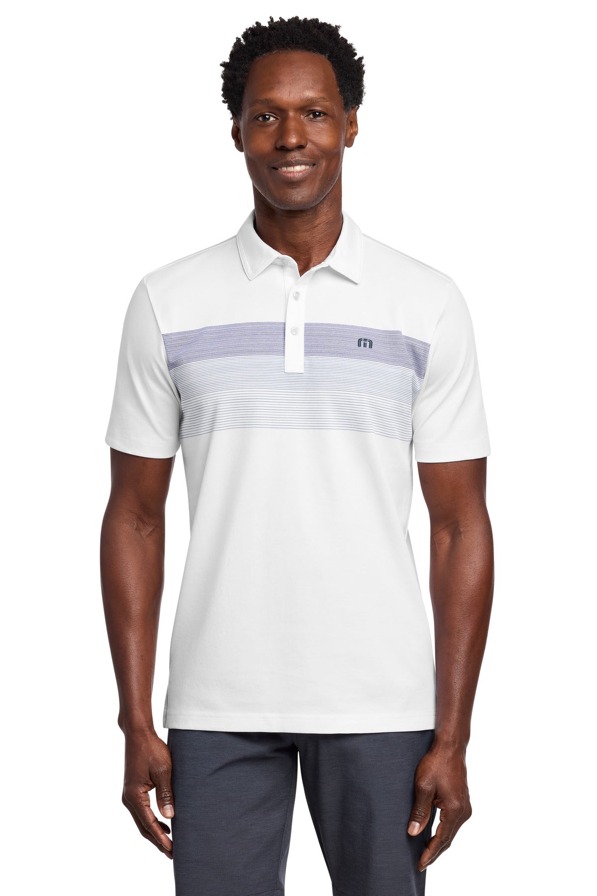 TravisMathew Coastal Chest Stripe Polo TM1MY402 White
