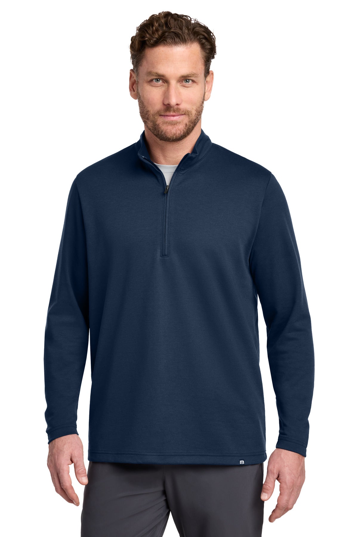 TravisMathew Coveside 1/4-Zip TM1MZ339 Blue Nights