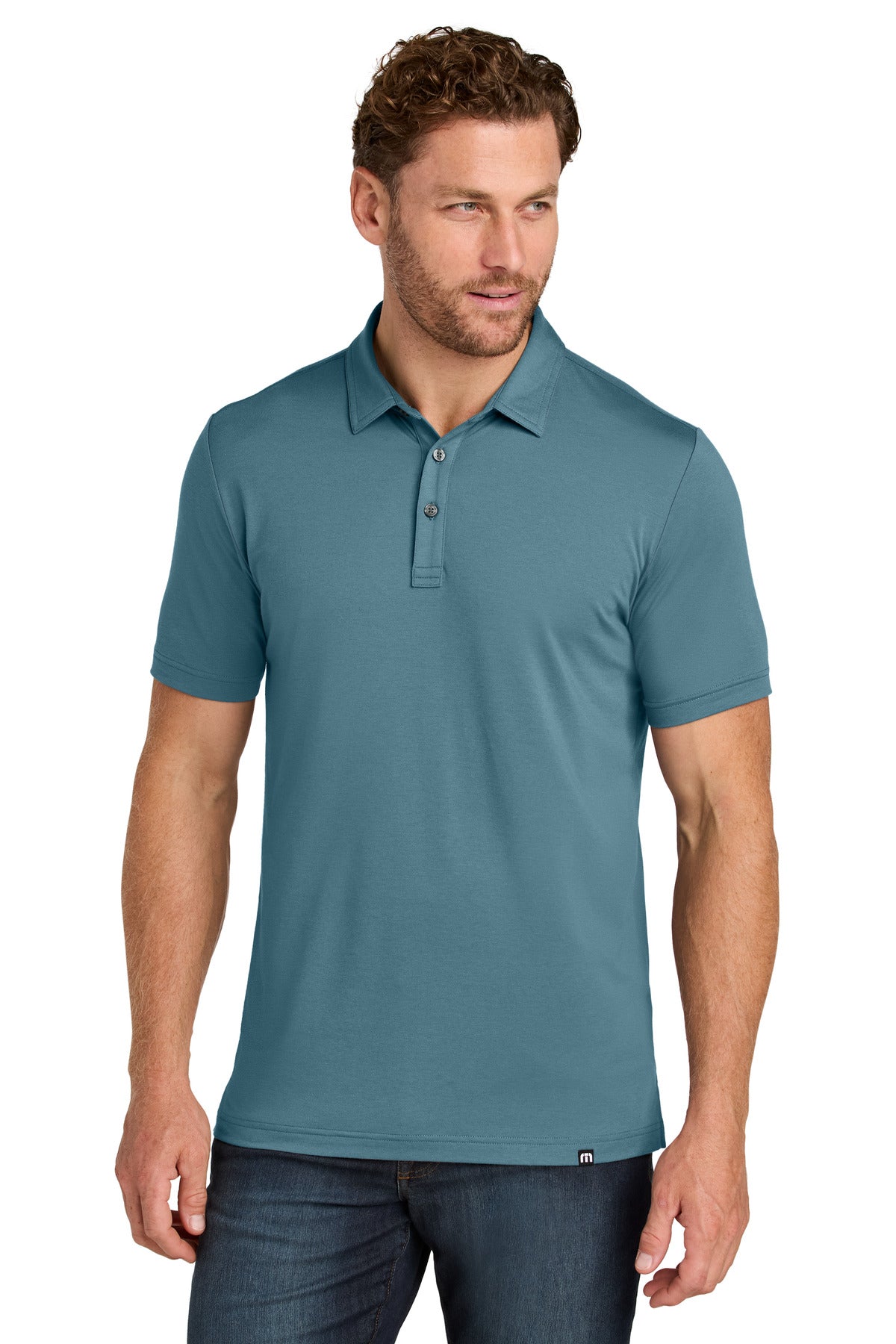 TravisMathew Glenview Solid Polo TMA41461 Stellar Blue