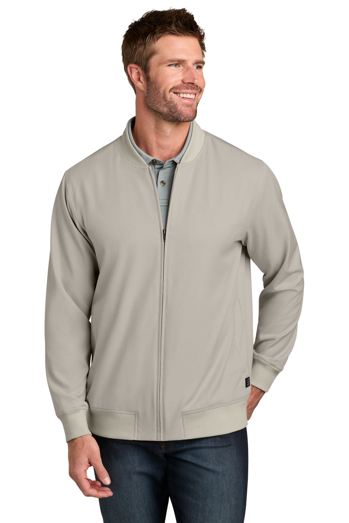 TravisMathew Bomber Jacket TMA47413 Italian Sand