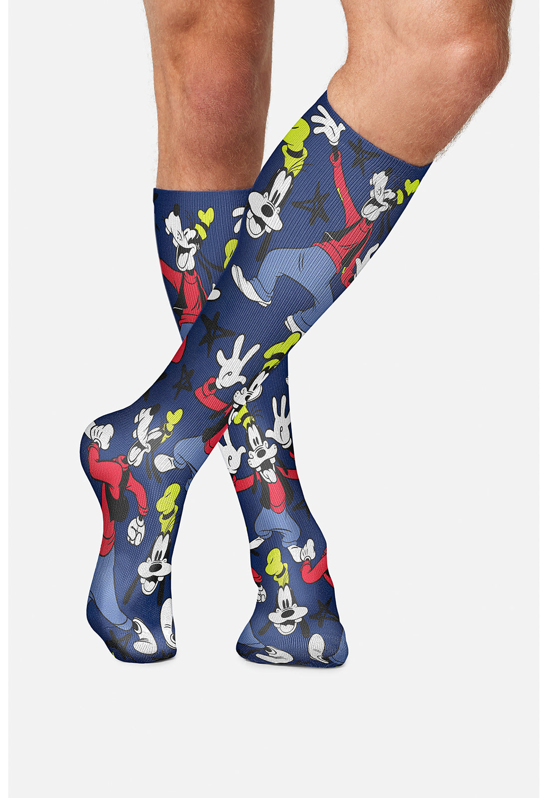 Tooniforms Legwear TMPRINTSUPPOR Men's 10-15mmHg Compression Socks What A Goof