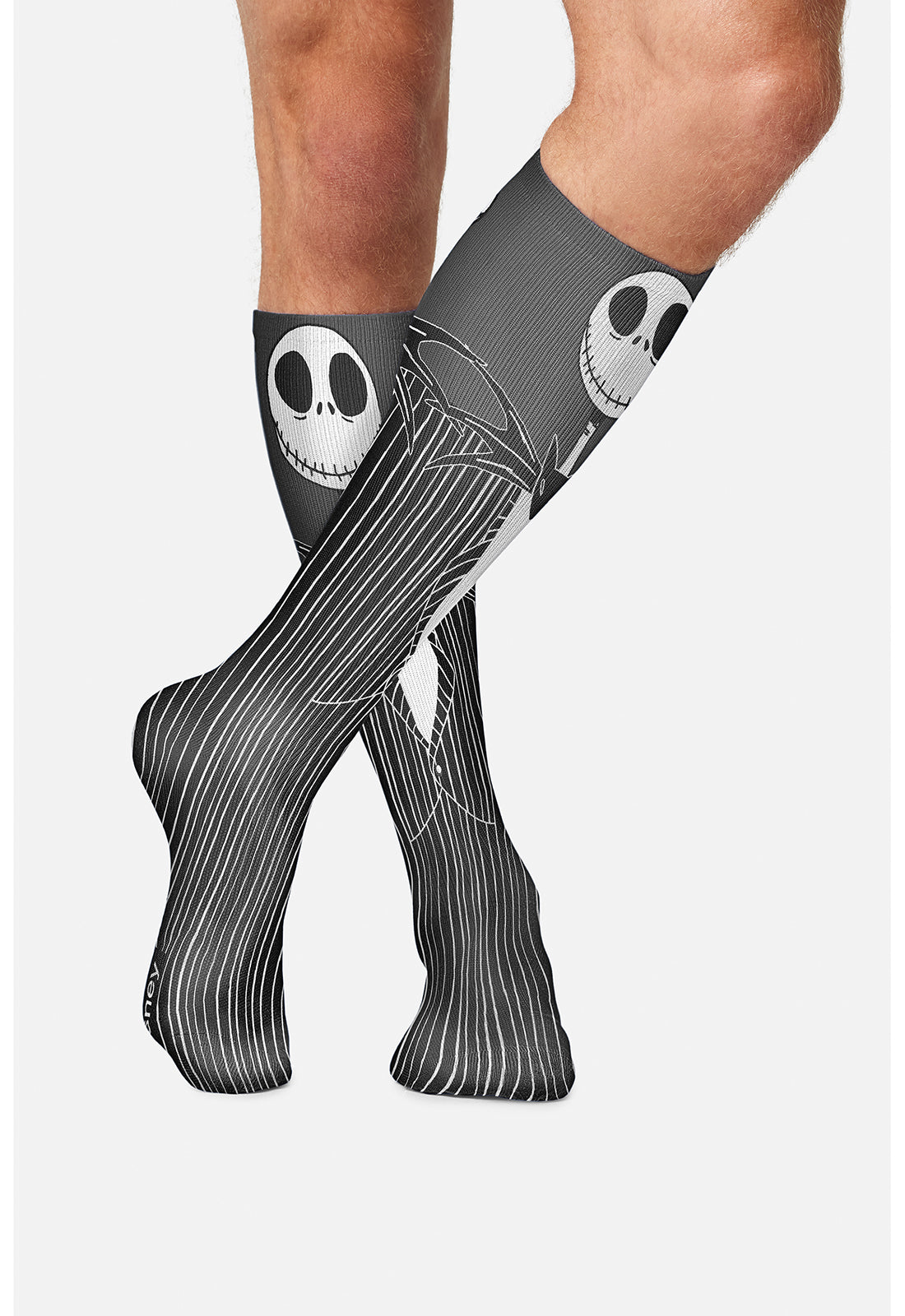 Tooniforms Legwear TMPRINTSUPPOR Men's 10-15mmHg Compression Socks Pumpkin King