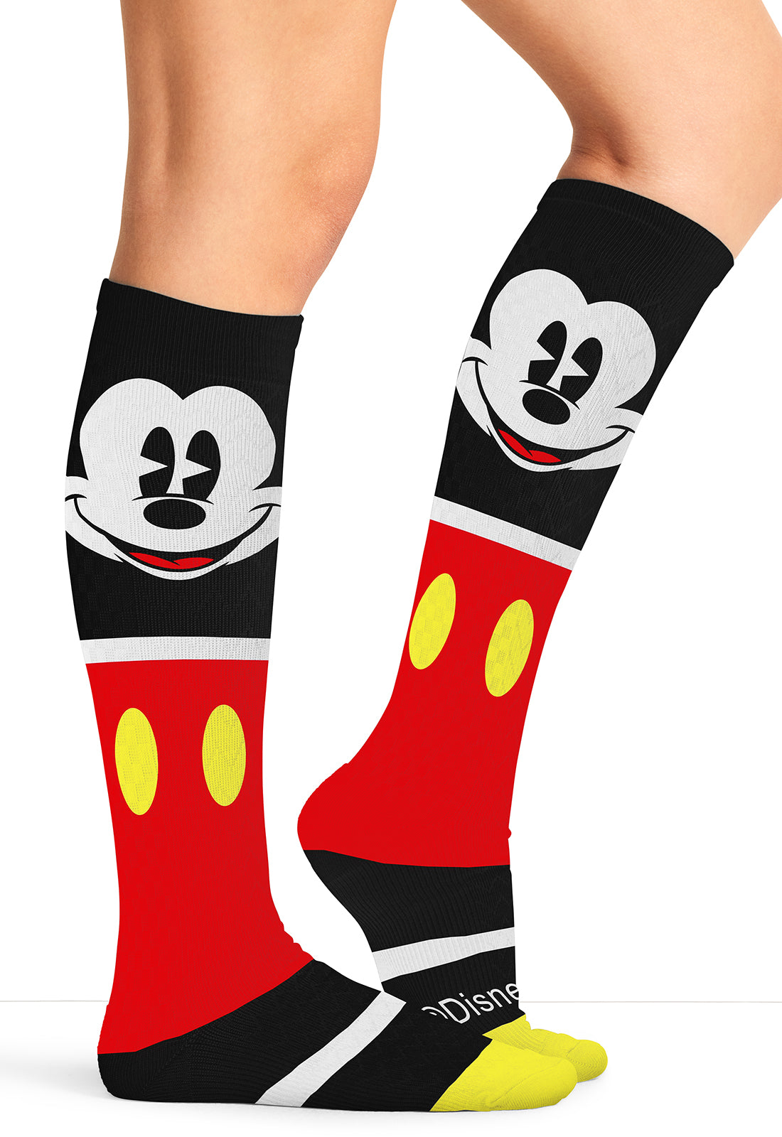 Tooniforms Legwear TPRINTSUPPOR Women's 10-15mmHg Compression Socks My Mickey