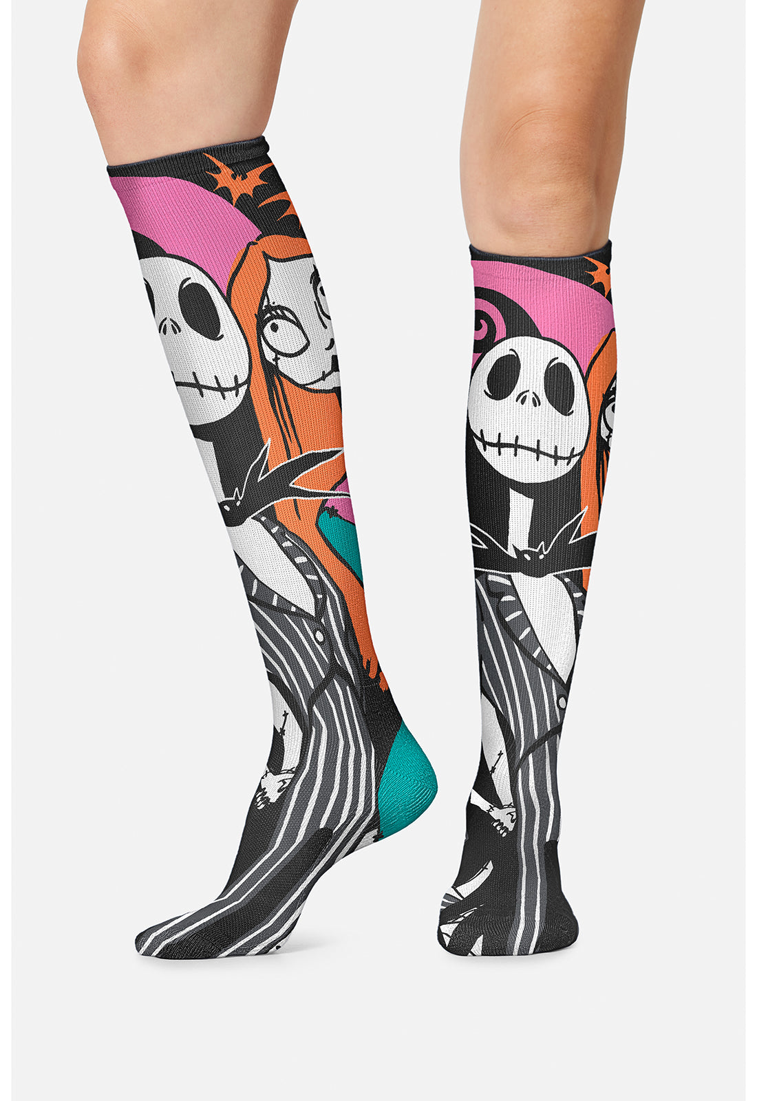 Tooniforms Legwear TPRINTSUPPOR Women's 10-15mmHg Compression Socks Forever Love