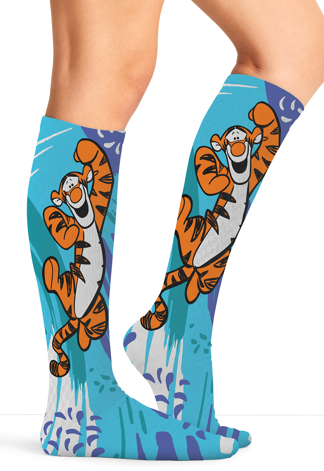 Legwear TPRINTSUPPOR Women's 10-15Mmhg Compression Socks Tigger Splash