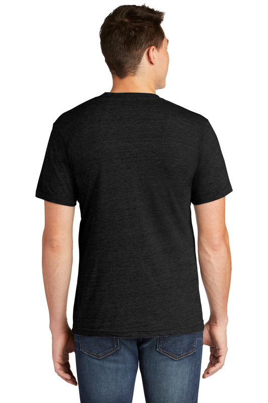 American Apparel Tri-Blend Short Sleeve Track T-Shirt TR401 Tri Black