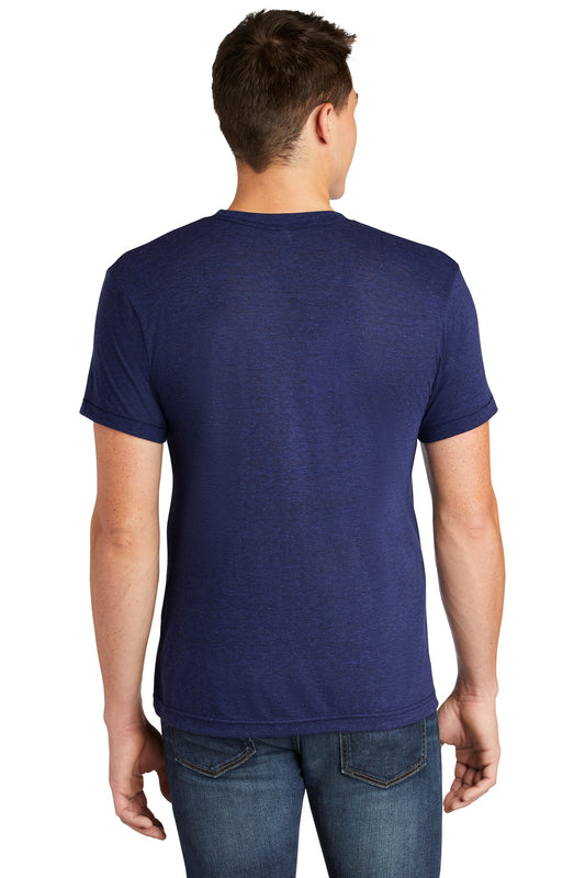 American Apparel Tri-Blend Short Sleeve Track T-Shirt TR401 Tri Indigo