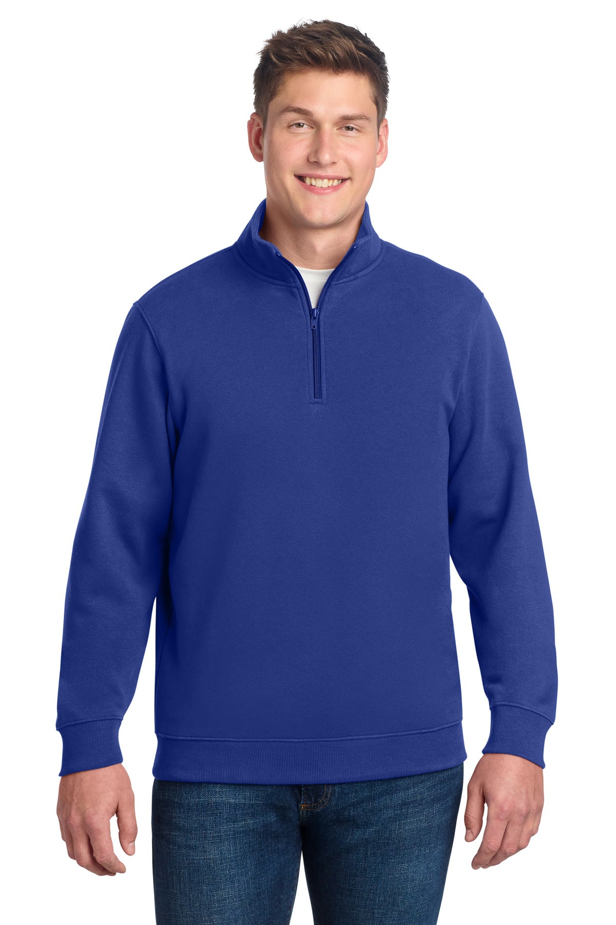 Sport-Tek Tall 1/4-Zip Sweatshirt TST253 True Royal