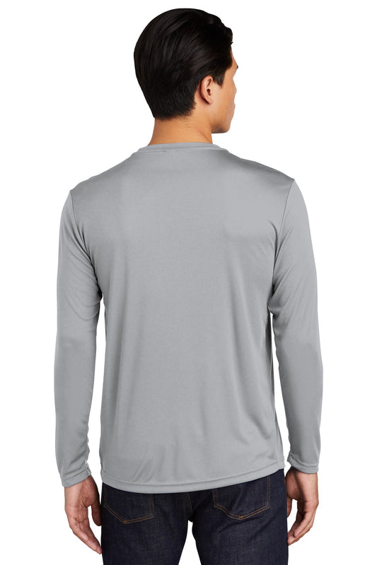 Sport-Tek Tall Long Sleeve PosiCharge Competitor Tee. TST350LS Silver Tall