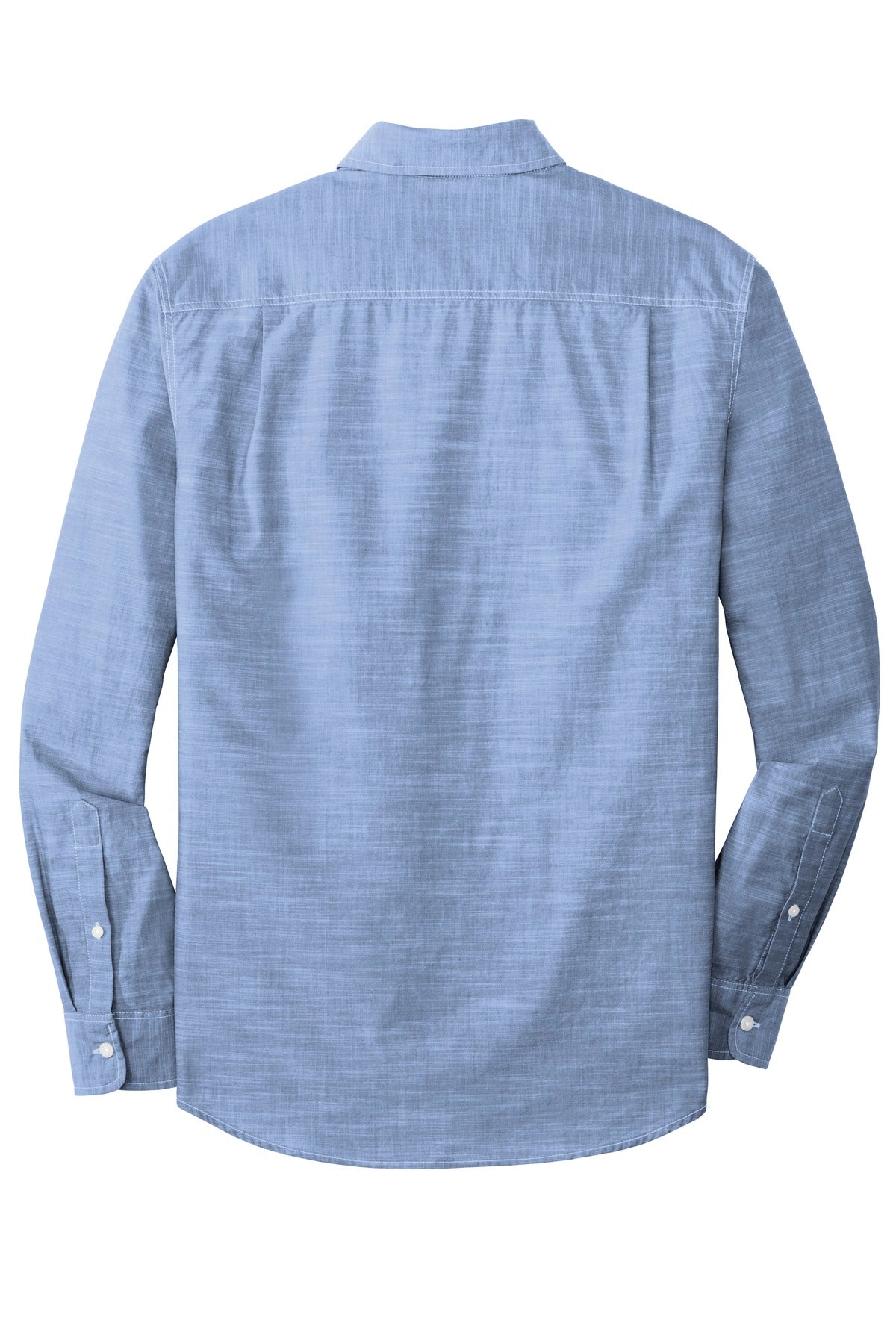 Port Authority Slub Chambray Shirt. W380 Light Blue