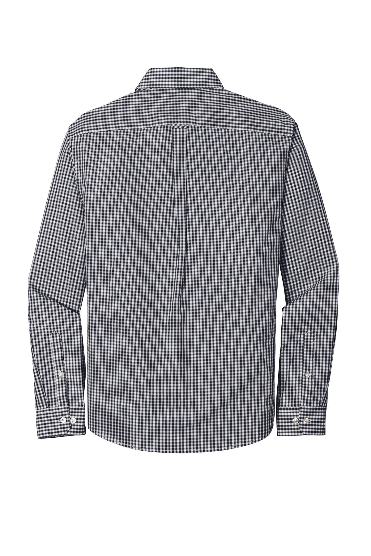 Port Authority Broadcloth Gingham Easy Care Shirt W644 Black/ White