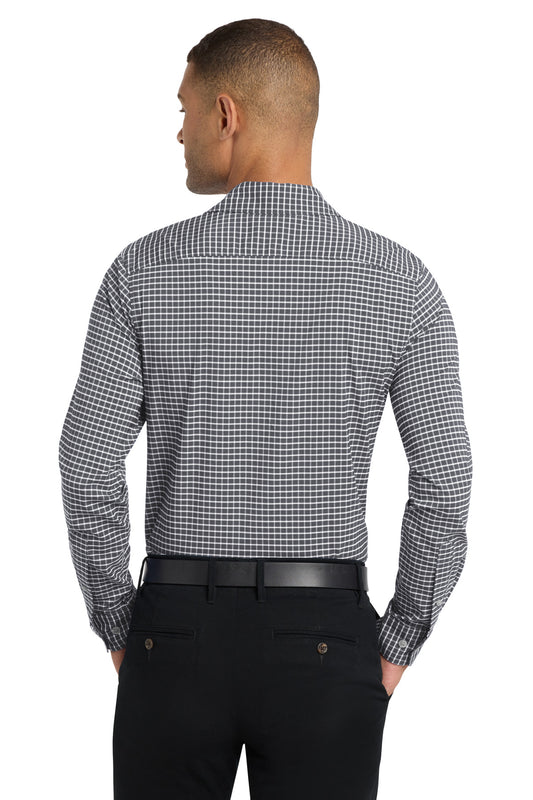 Port Authority City Stretch Shirt W680 Graphite/ White