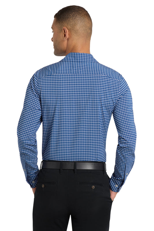 Port Authority City Stretch Shirt W680 True Blue/ White
