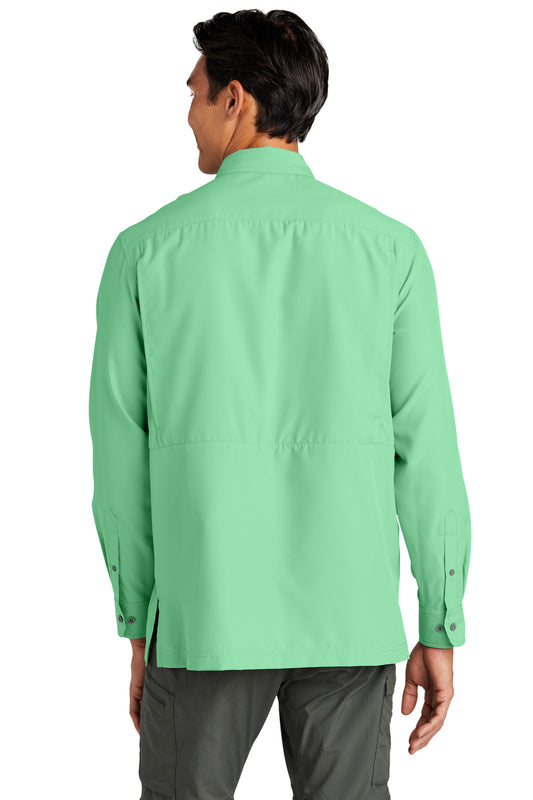 Port Authority Long Sleeve UV Daybreak Shirt W960 Bright Seafoam