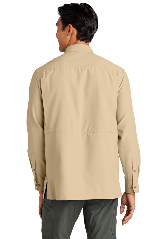 Port Authority Long Sleeve UV Daybreak Shirt W960 Oat