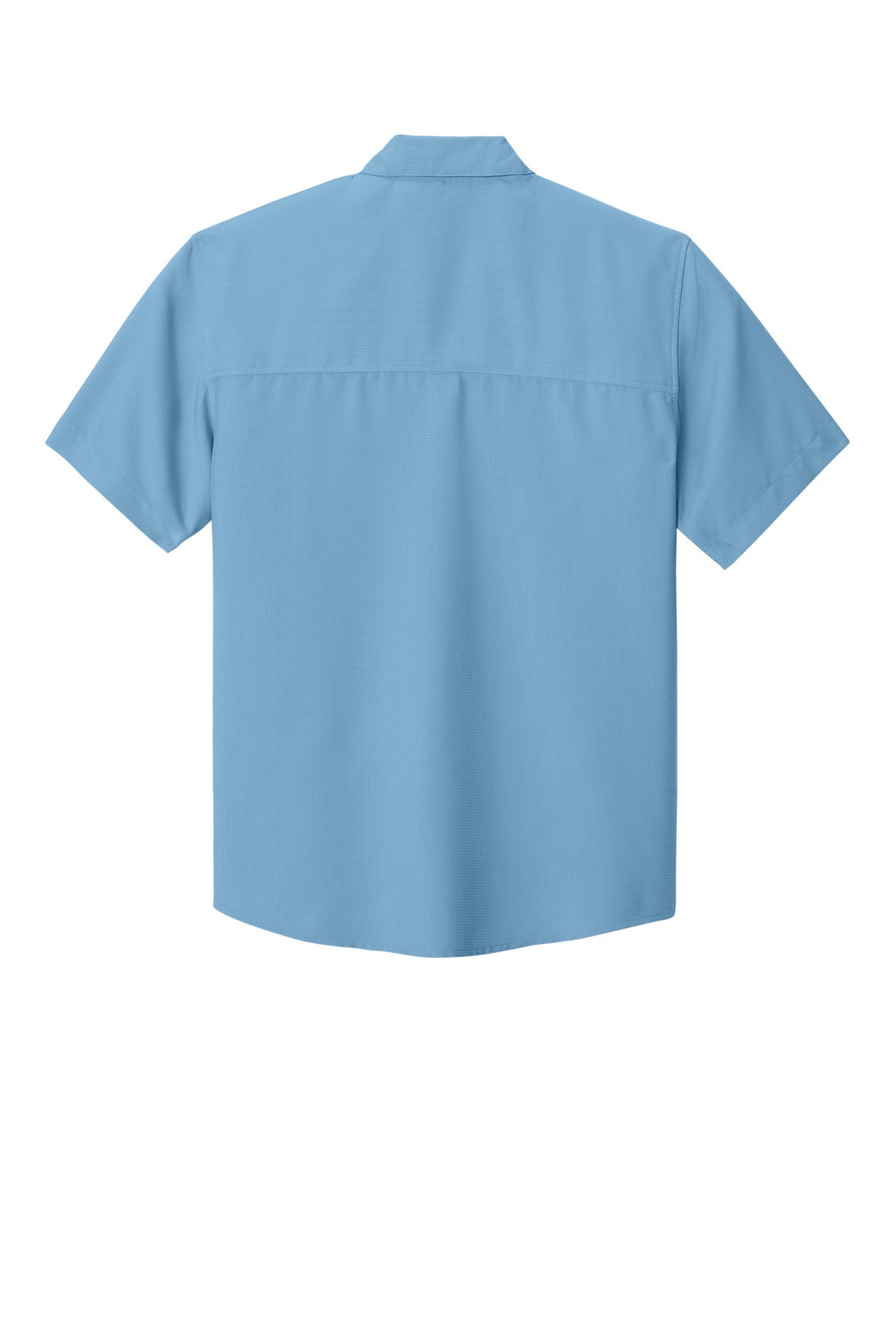Port Authority Short Sleeve UV Dockside Shirt W963 Carolina Blue