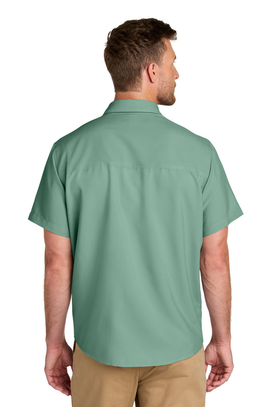 Port Authority Short Sleeve UV Dockside Shirt W963 Sage