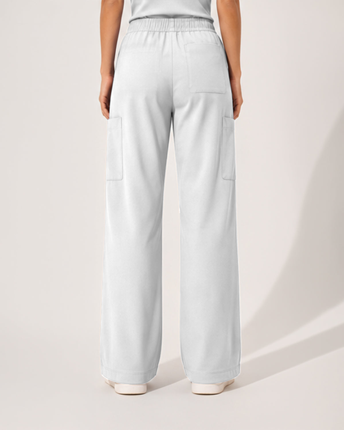 Foundry Women's 2205 Sierra 5 Pocket Wide Leg Pant White