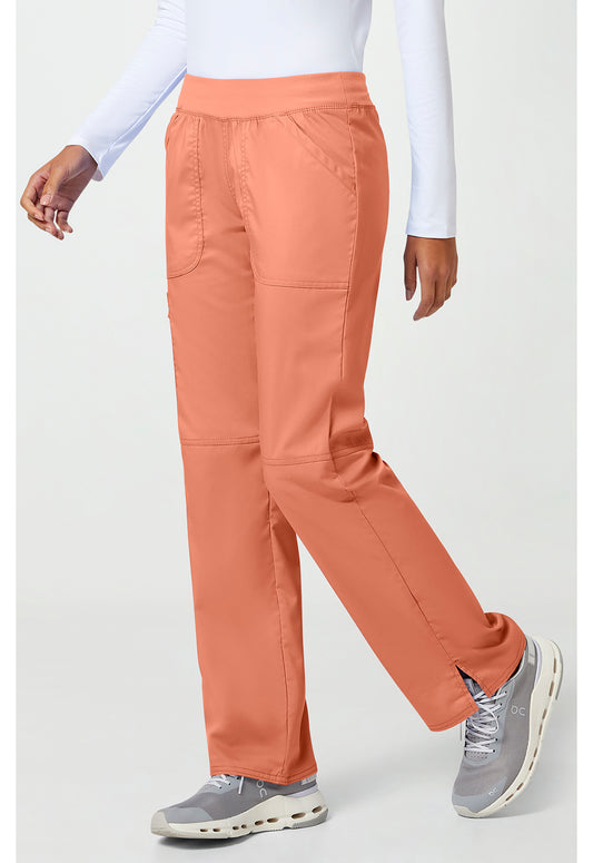 Revolution WW110 Mid Rise Straight Leg Pants Pull-On Pants Papaya Juice