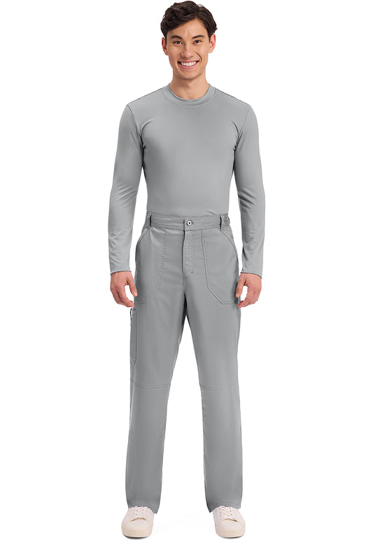 Workwear Revolution WW140 Men's Fly Front Scrub Pants Grey