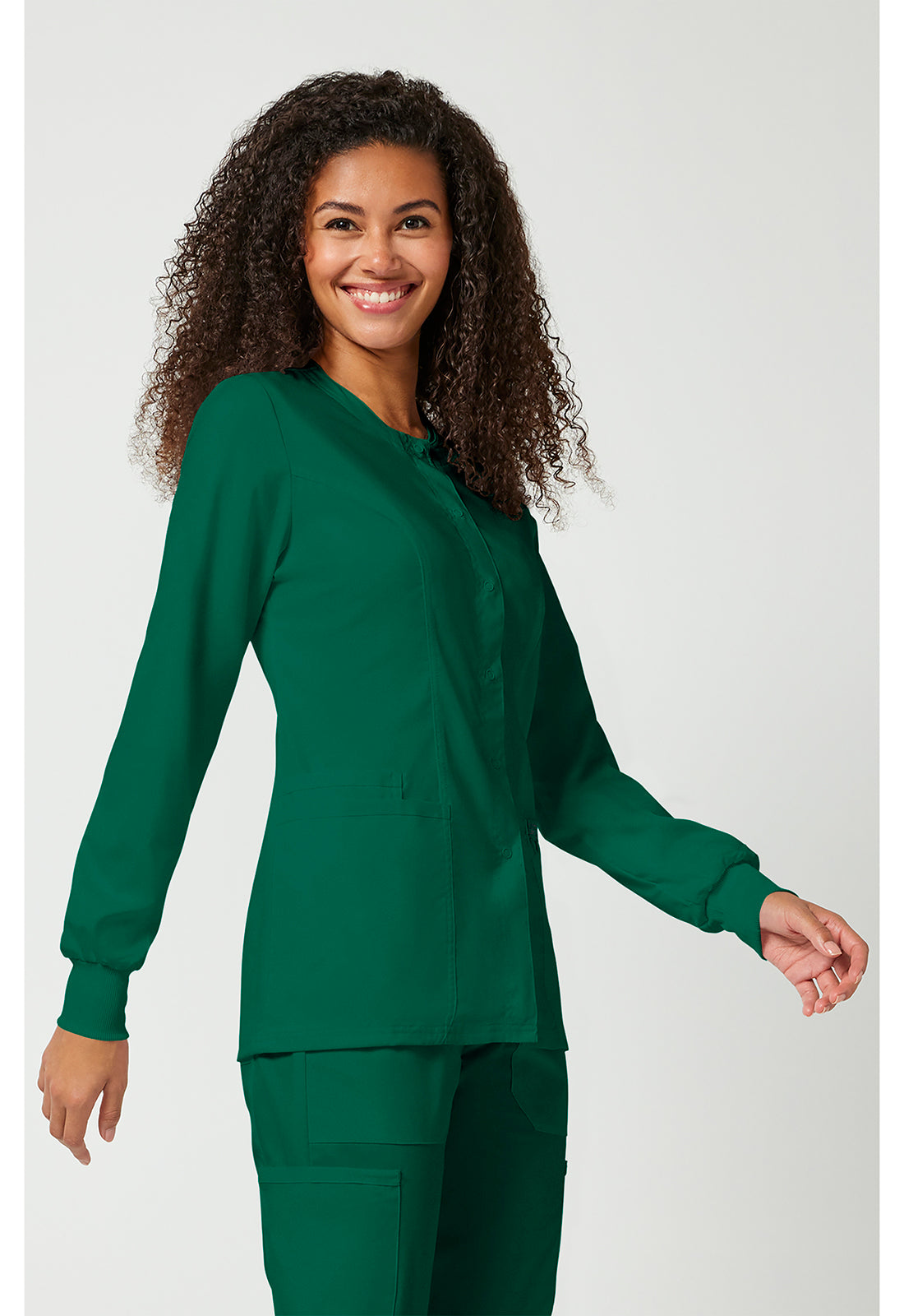 Wright State Revolution WW310 Snap Front Scrub Jacket