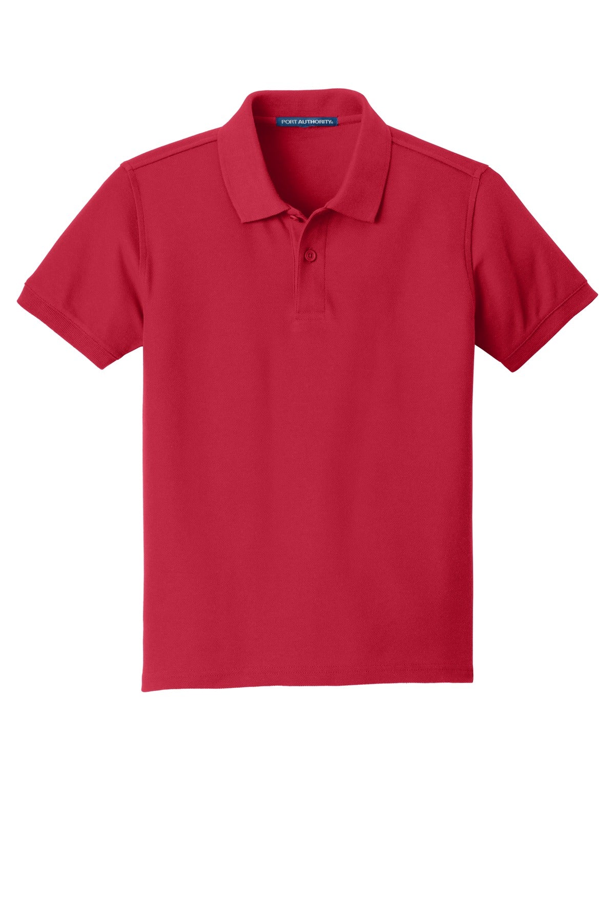 Port Authority Youth Core Classic Pique Polo. Y100 Rich Red