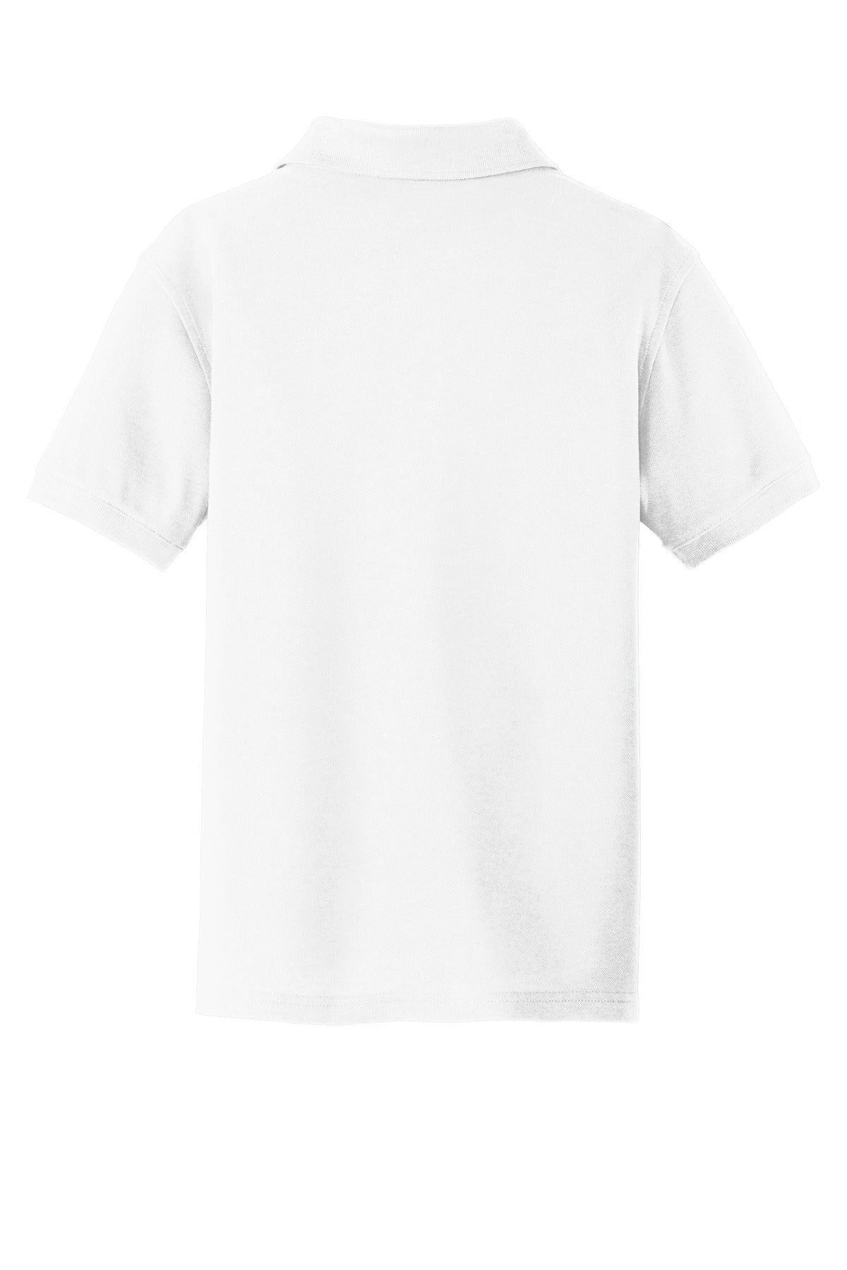 Port Authority Youth Core Classic Pique Polo. Y100 White