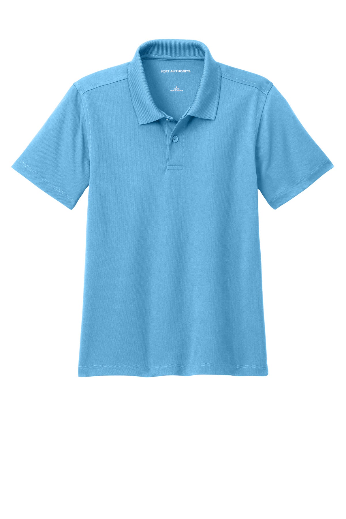 Port Authority Youth Dry Zone UV Micro-Mesh Polo Y110 Carolina Blue