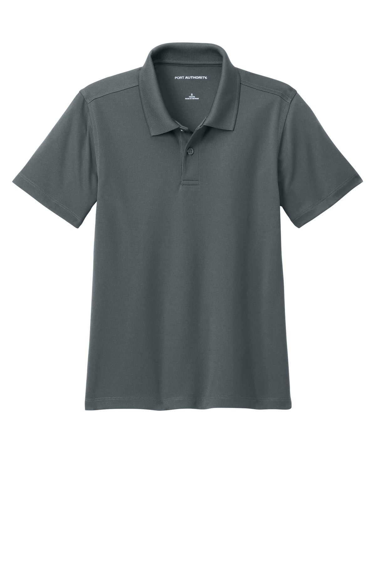 Port Authority Youth Dry Zone UV Micro-Mesh Polo Y110 Graphite