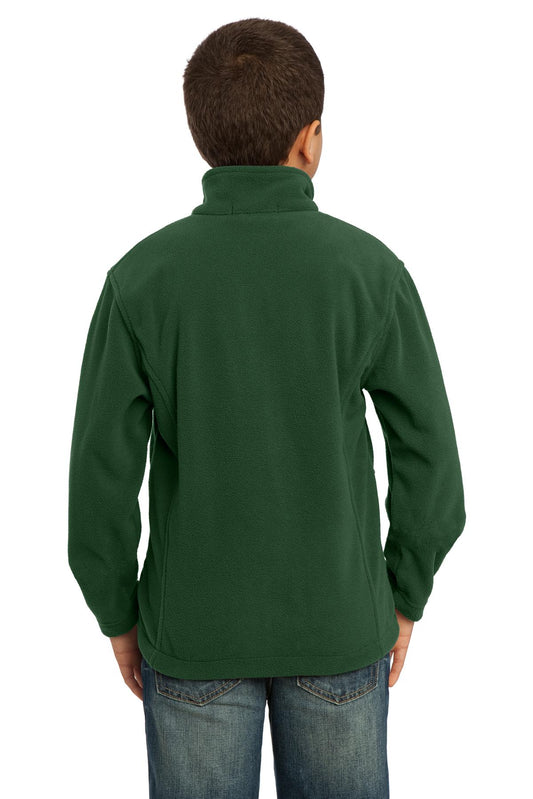Port Authority Youth Value Fleece Jacket. Y217 Forest Green