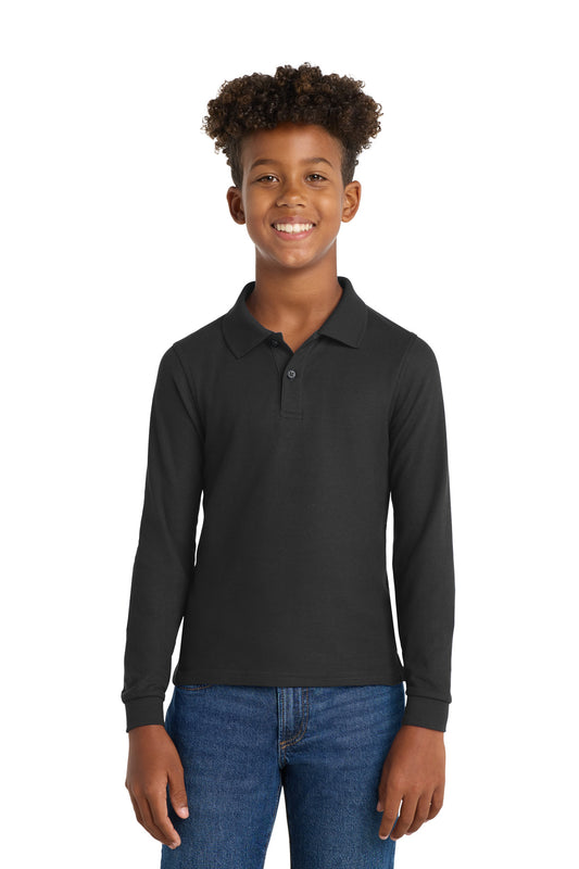 Port Authority Youth Long Sleeve Silk Touch