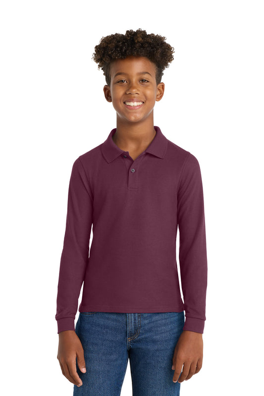 Port Authority Youth Long Sleeve Silk Touch