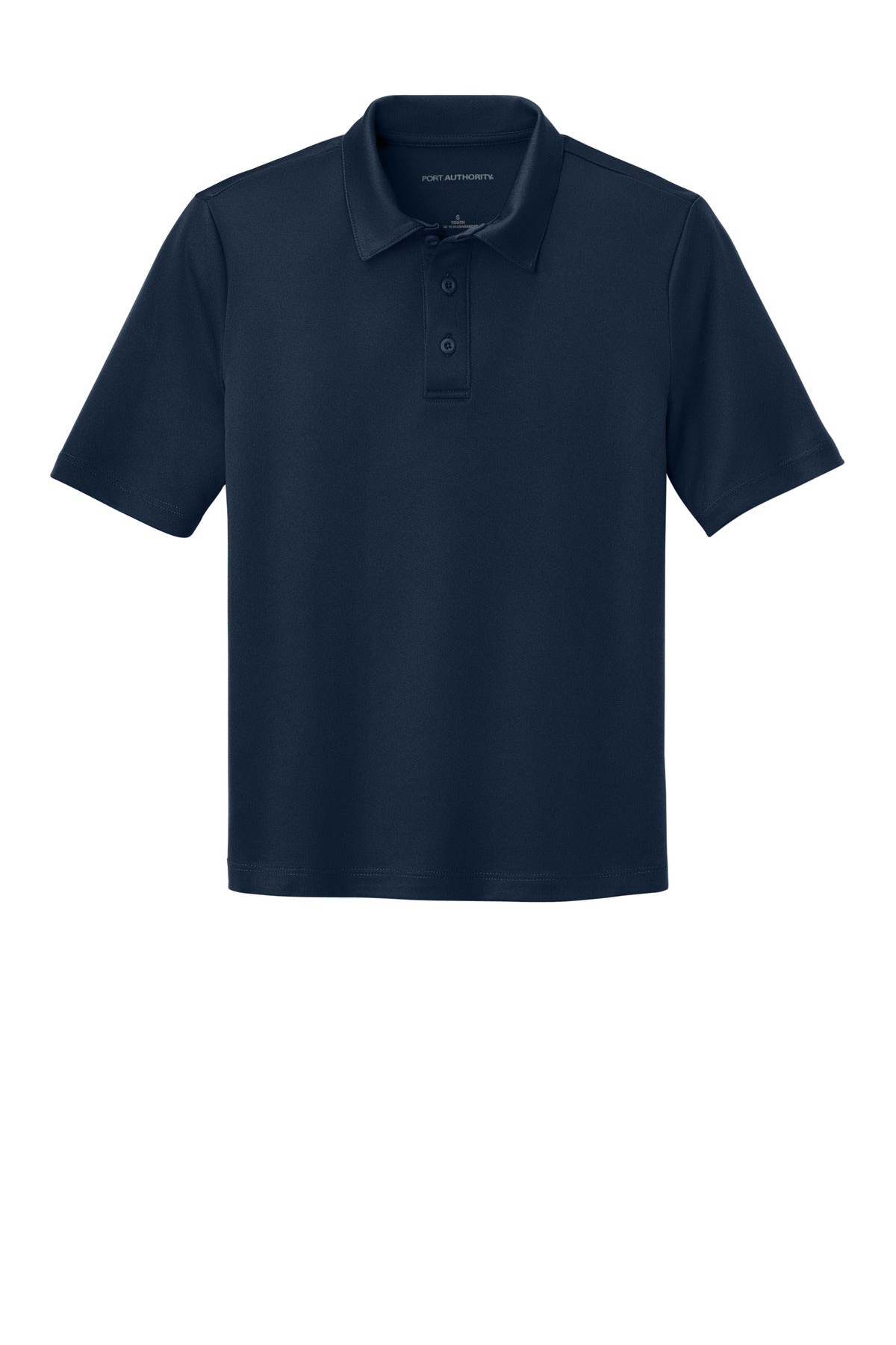 Port Authority Youth Silk Touch Performance Polo. Y540 Navy