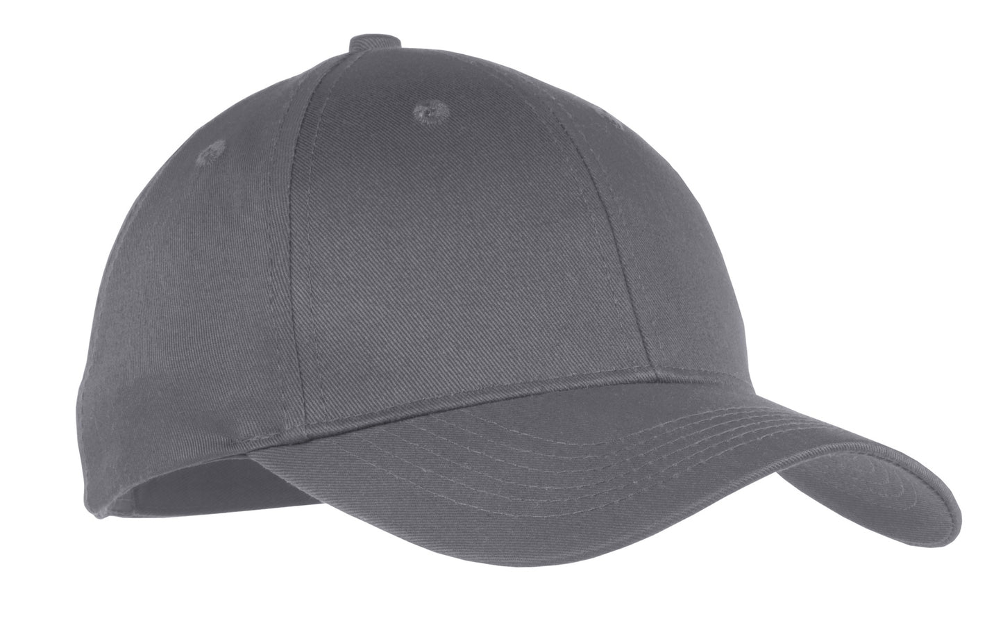 Port Authority Youth Six-Panel Twill Cap YCP80 Charcoal