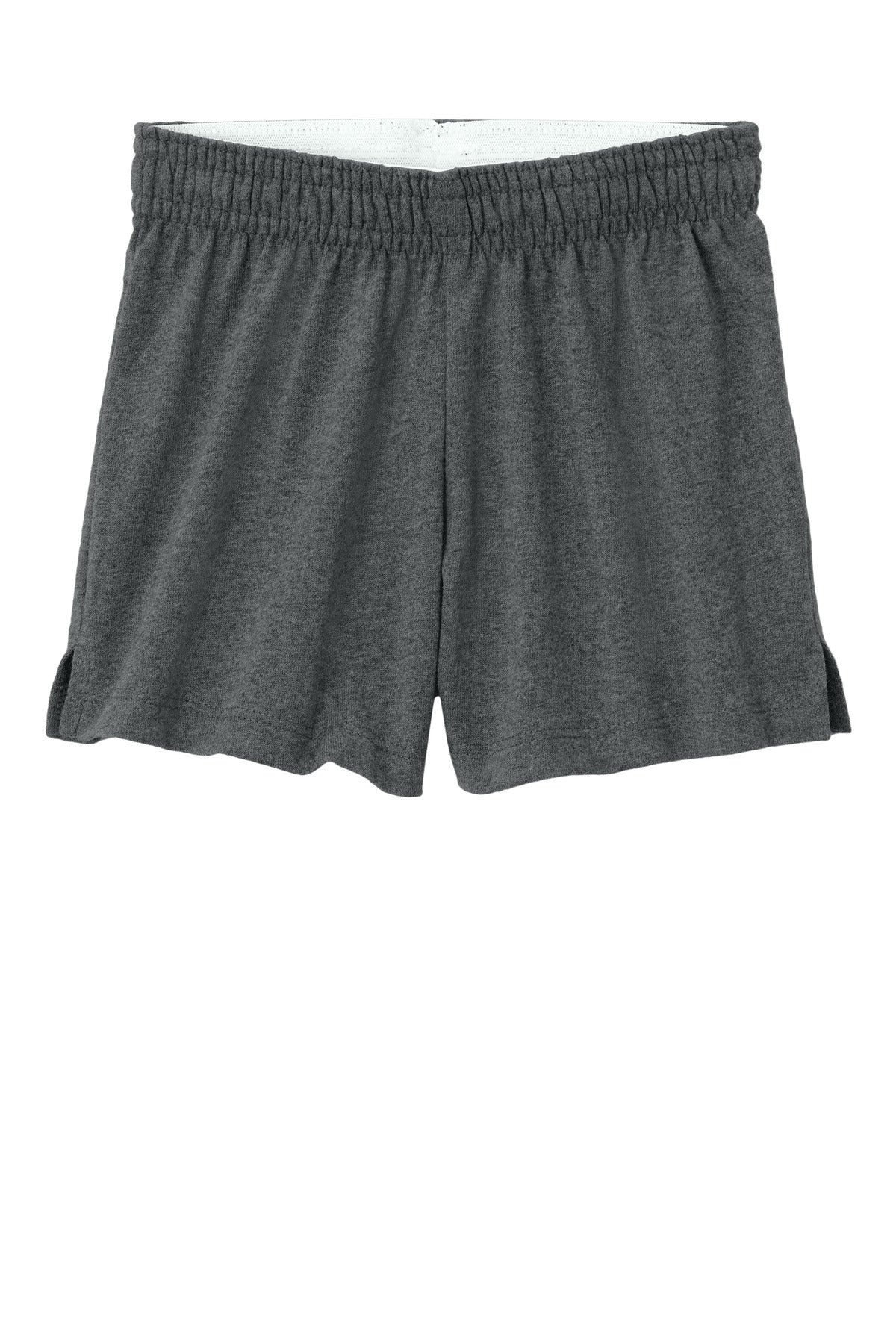 Sport-Tek Girls Jersey Knit Squad Short YGST311 Dark Grey Heather