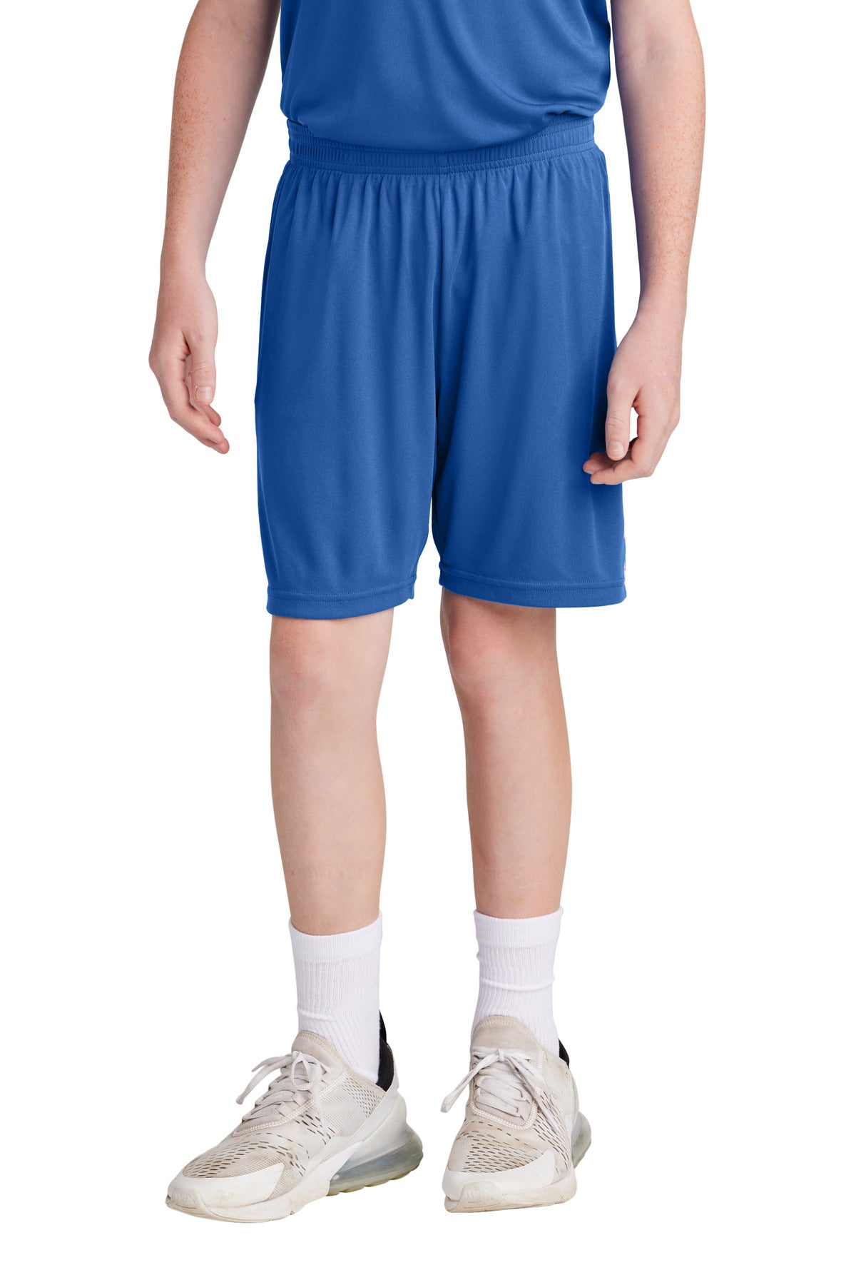 Sport-Tek Youth Competitor United 5 Short YST103 True Royal/ White