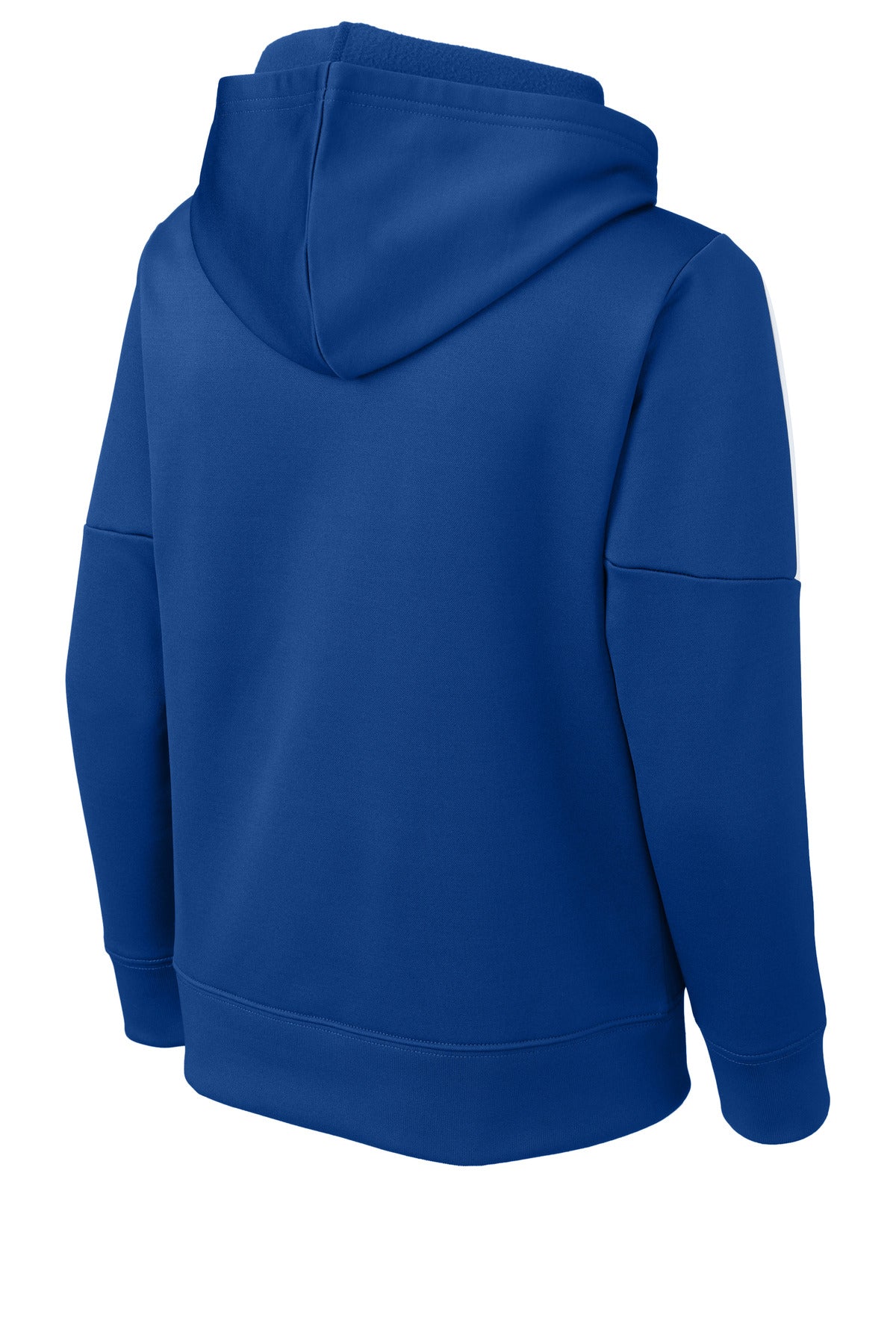 Sport-Tek Youth Sport-Wick Fleece United Pullover Hoodie YST255 True Royal/ White