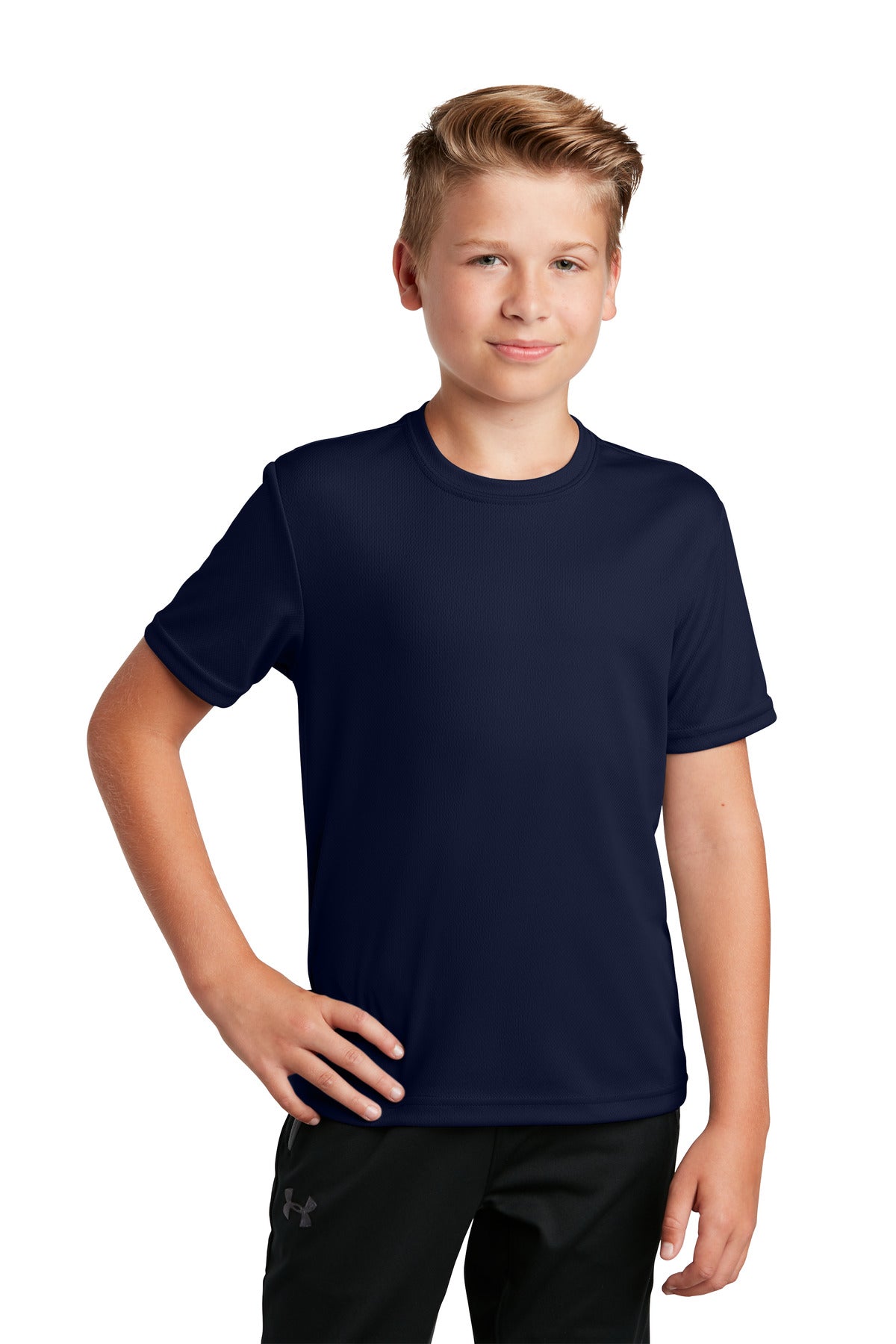 Sport-Tek Youth PosiCharge RacerMesh Tee YST340 True Navy