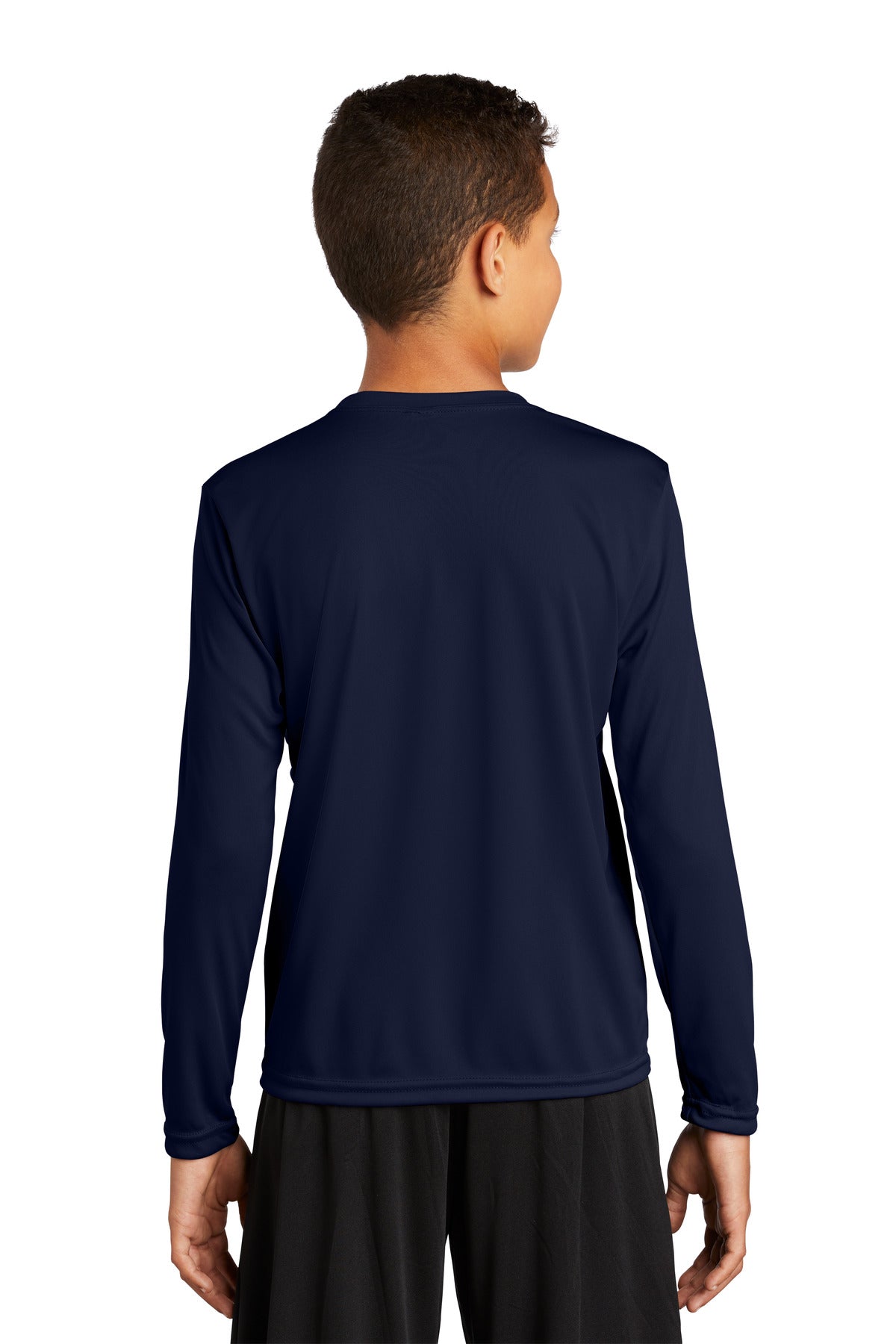 Sport-Tek Youth Long Sleeve PosiCharge Competitor Tee. YST350LS True Navy