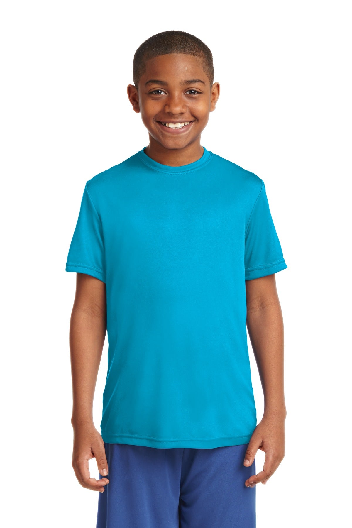 Sport-Tek Youth PosiCharge Competitor Tee. YST350 Atomic Blue