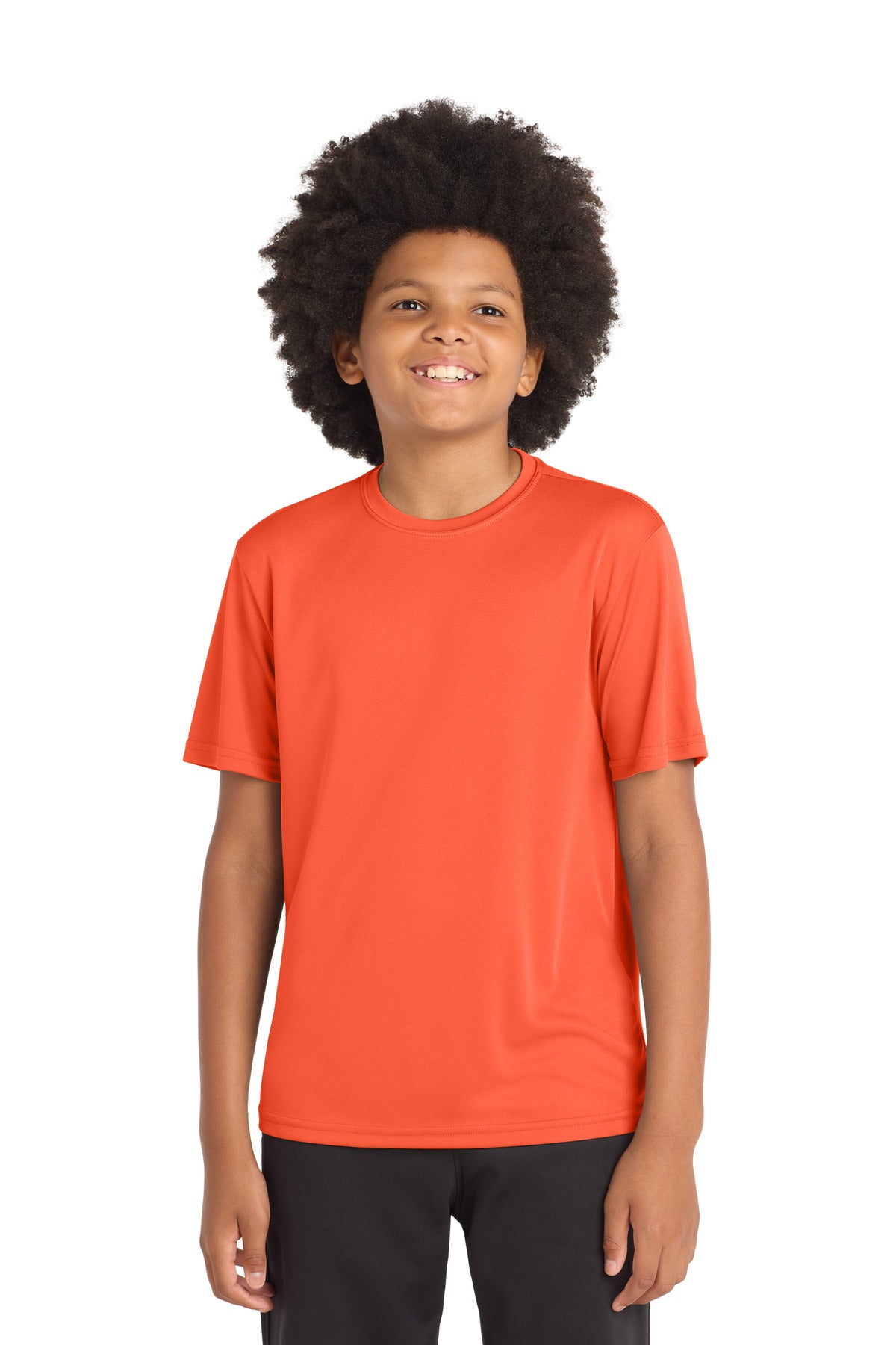 Sport-Tek Youth PosiCharge Competitor Tee YST350 Neon Orange