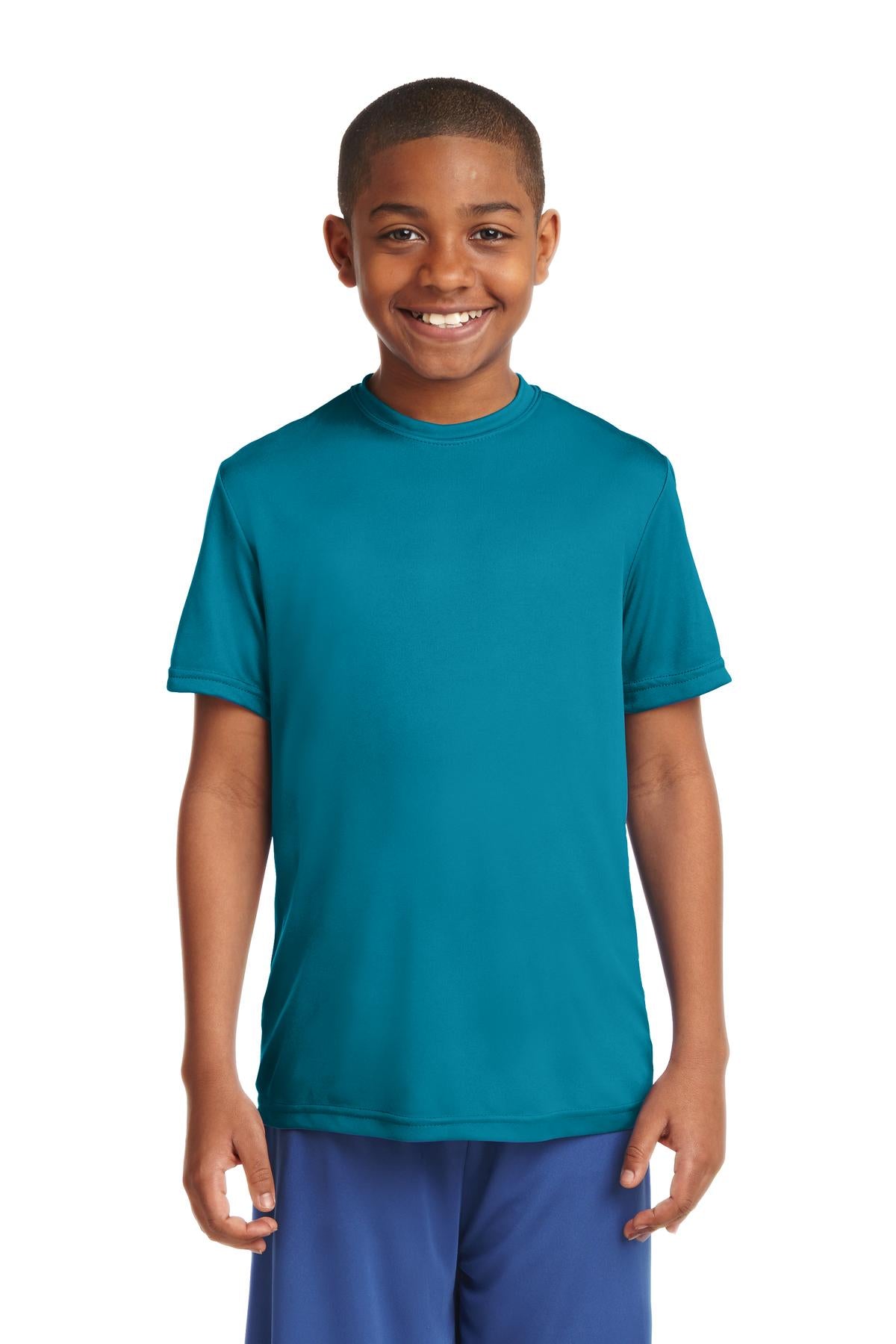 Sport-Tek Youth PosiCharge Competitor Tee. YST350 Tropic Blue