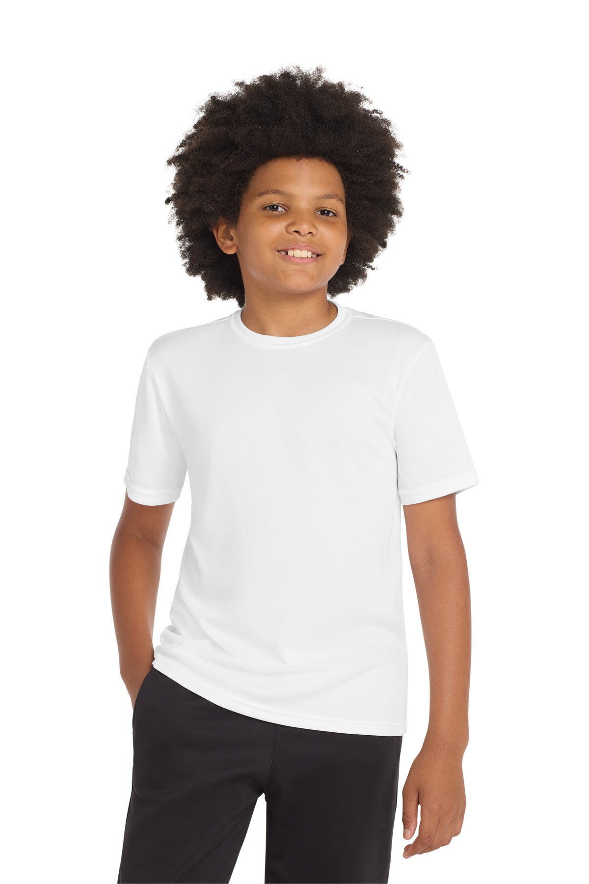Sport-Tek Youth PosiCharge Competitor Tee YST350 White