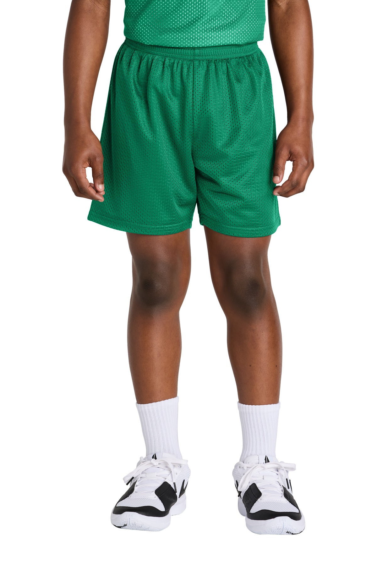Sport-Tek Youth PosiCharge Mesh 5 Short YST5100 Kelly Green