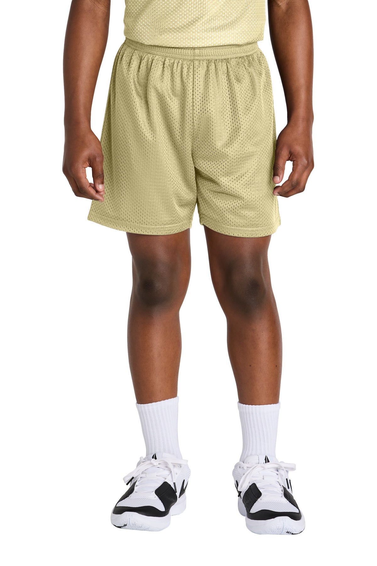 Sport-Tek Youth PosiCharge Mesh 5 Short YST5100 Vegas Gold
